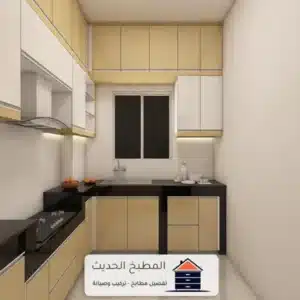 مطابخ المنيوم على شكل حرف L